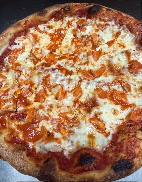 grilled buffalo chicken pizza