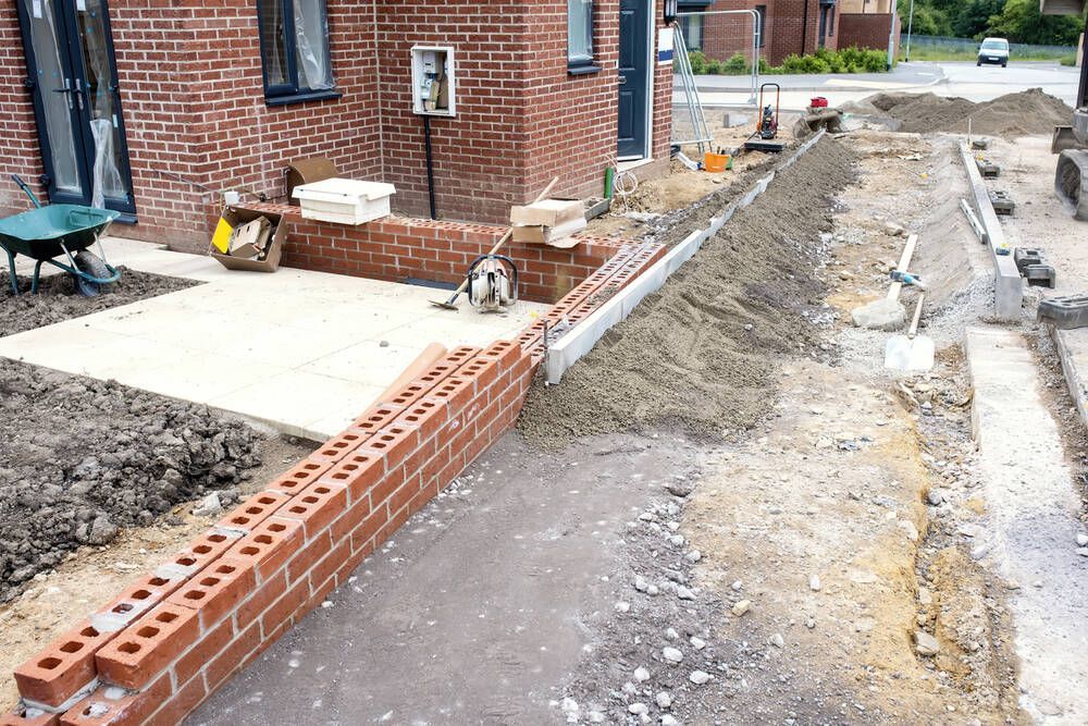 Unfinished Concrete Job