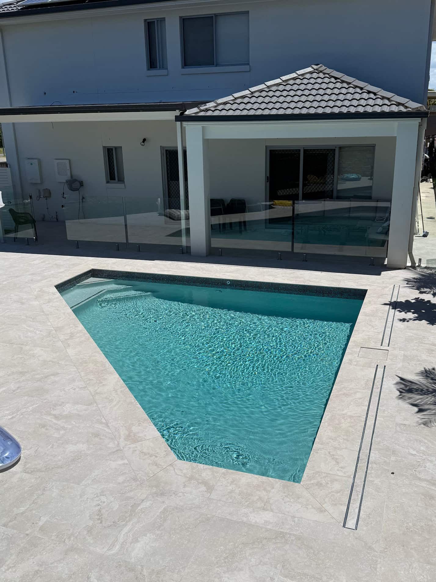 A plunge pool on the gold coast