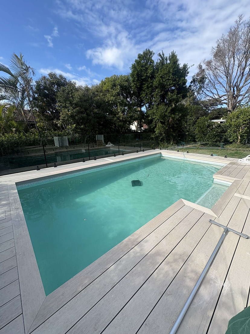 A renovated pool in Ashmore