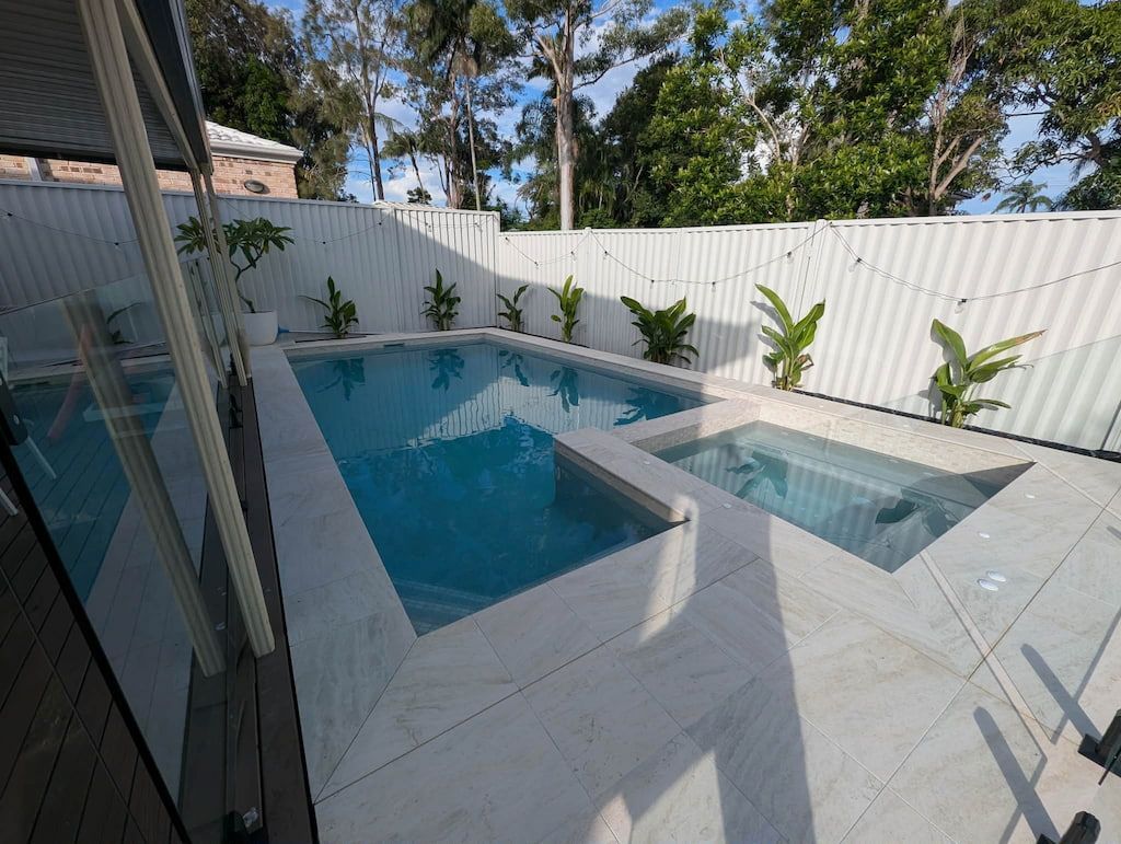 A geometric pool on the gold coast