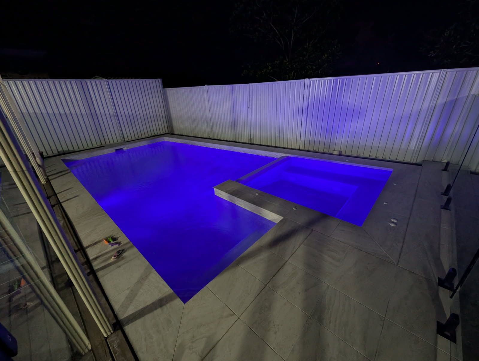 A finished swimming pool on the gold coas