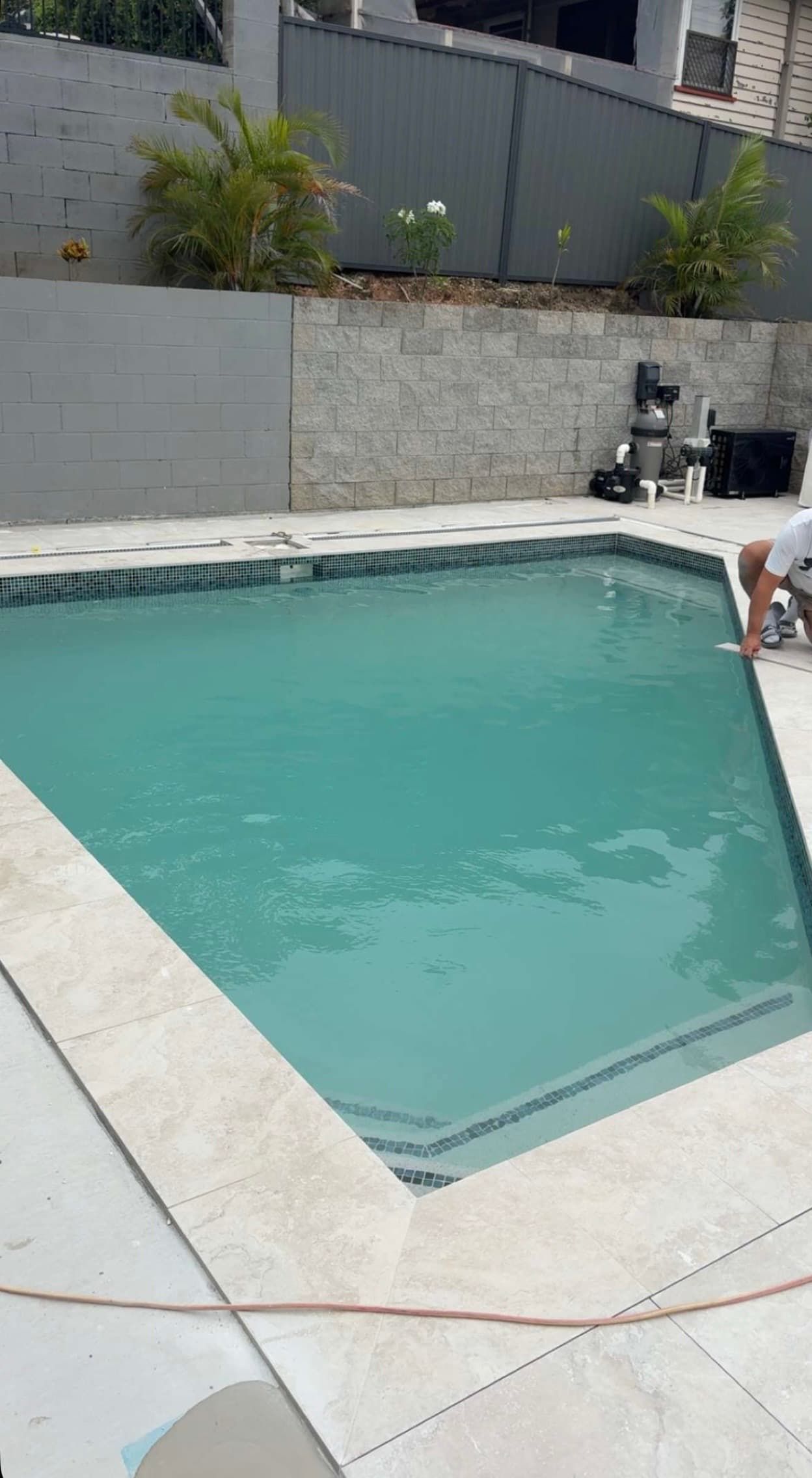 A CUSTOM BUILT PLUNGE POOL