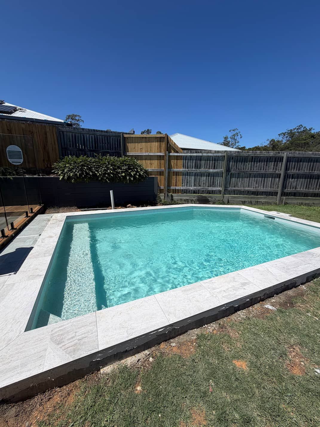 A new swimming pool built on the Gold Coast