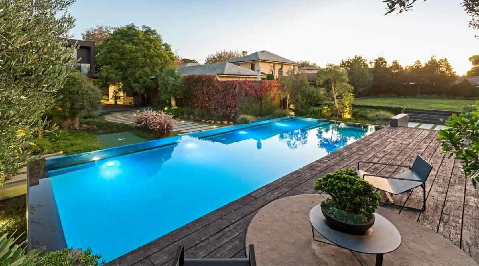 A custom built lap pool
