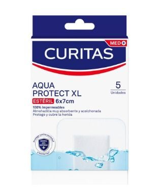 CURITAS AQUA PROTECT XL ESTERIL 6X7CM EXTRA LARG X 5UNID