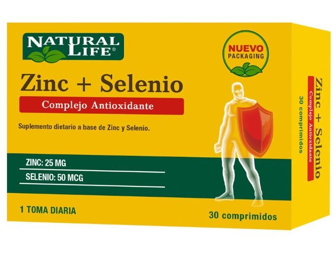 NATURAL LIFE ZINC + SELENIO X 30TAB