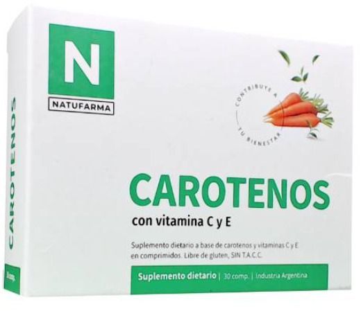 NATUFARMA CAROTENOS X 30 CMPR