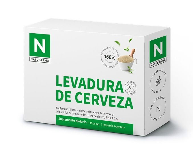 NATUFARMA LEV CERVEZA X 40 CMPR