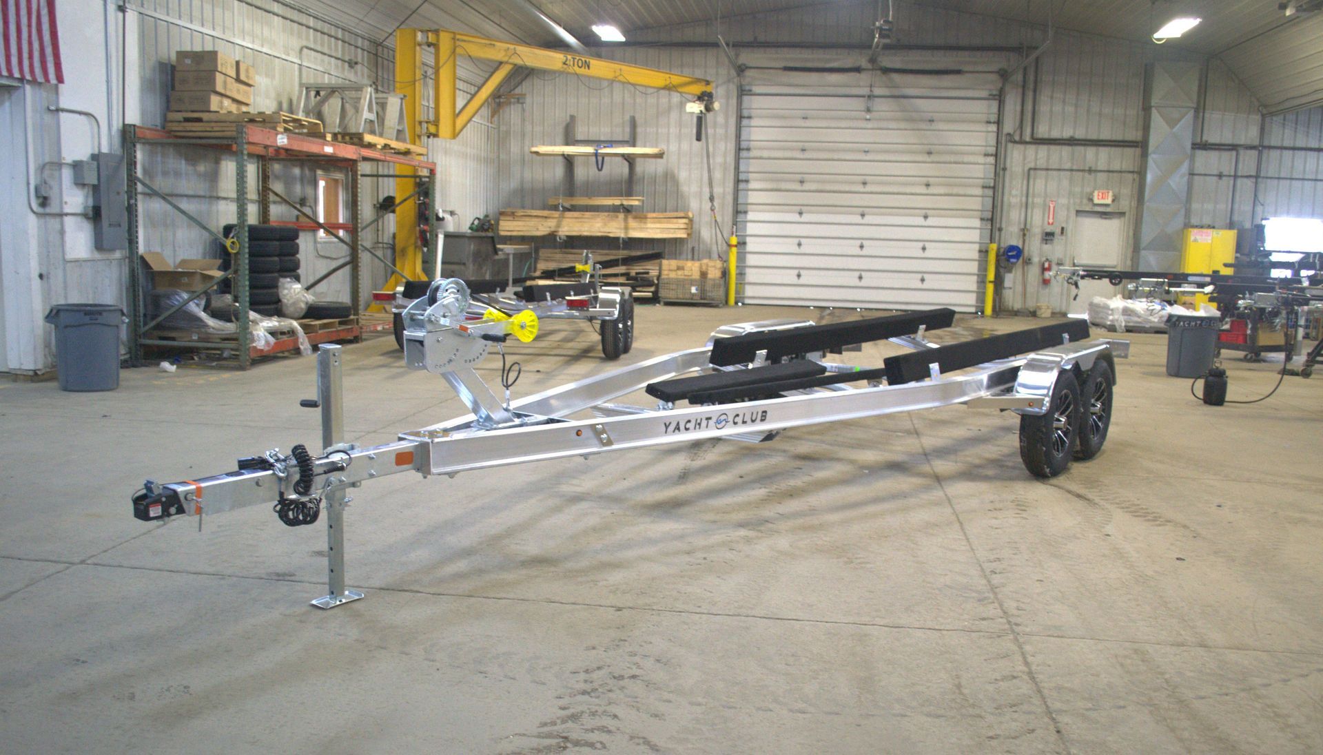 Aluminum Yacht Club II Beam Boat Trailer