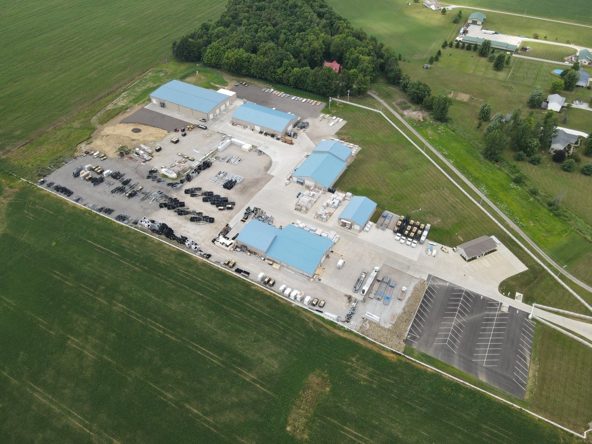 drone photo of sh distributing