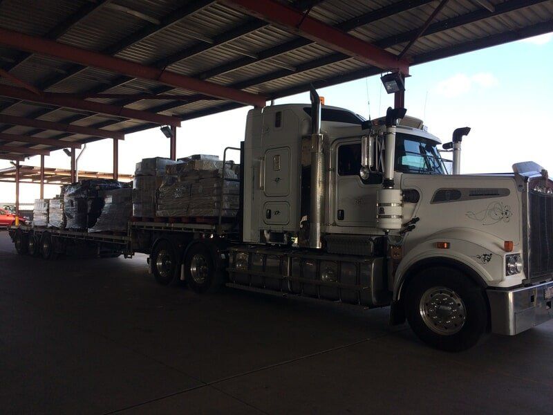 Semi-truck Loaded With Cargo — Trusted Carrier in Rockhampton & Gladstone, QLD