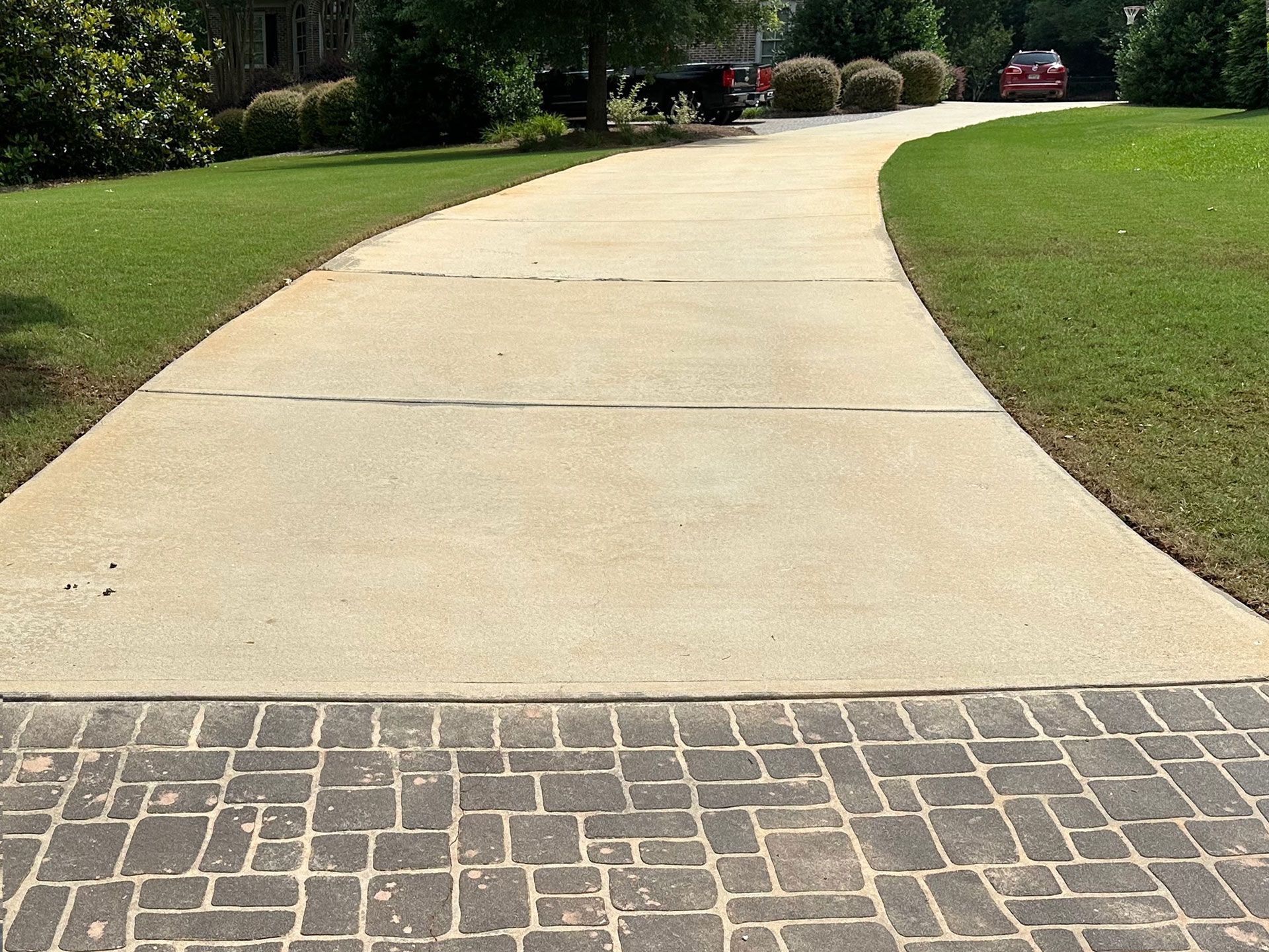 After Pressure Washing