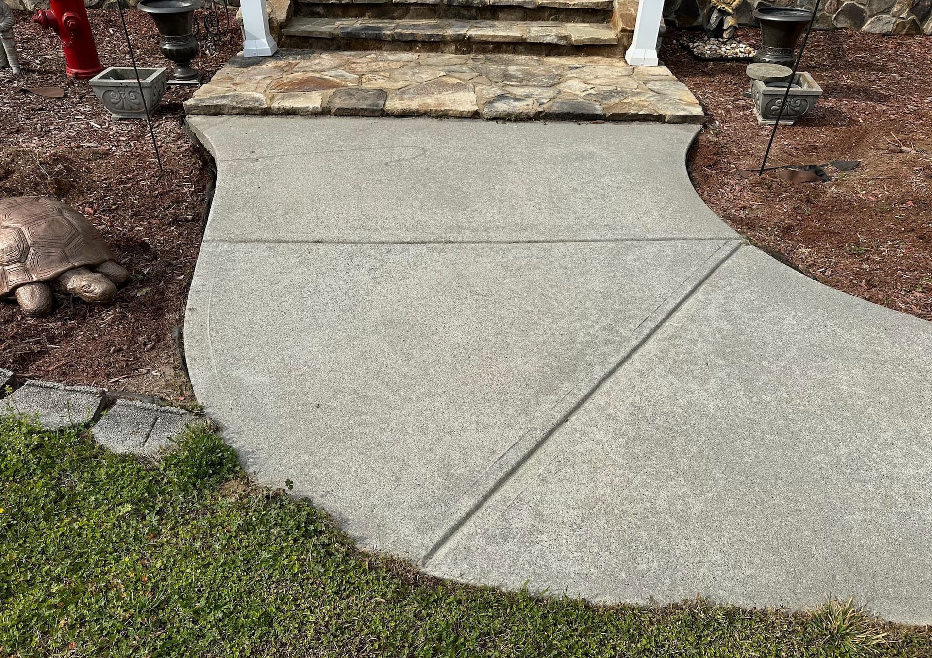 After Pressure Washing