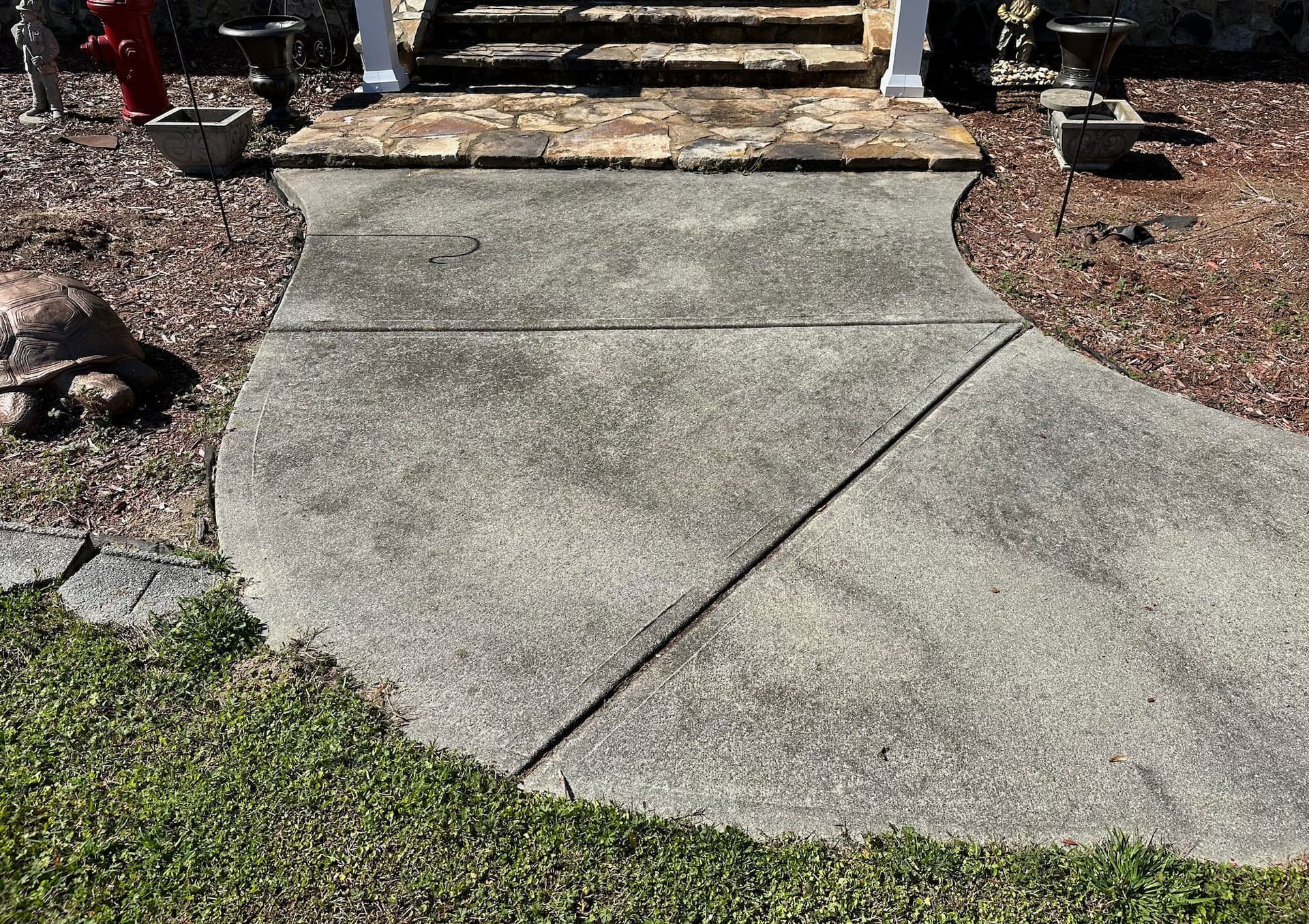 Before Pressure Washing