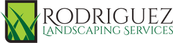 Rodriguez Landscaping Services Rodriguez Landscaping Services logo with green grass design and black text