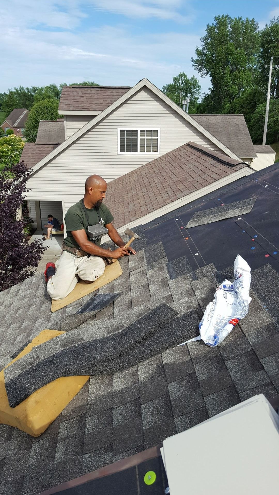 Repairing A Roof by Hand | Louisville, KY | Claxton Gutter Cleaning Repairing A Roof by Hand | Louisville, KY | Claxton Gutter Cleaning