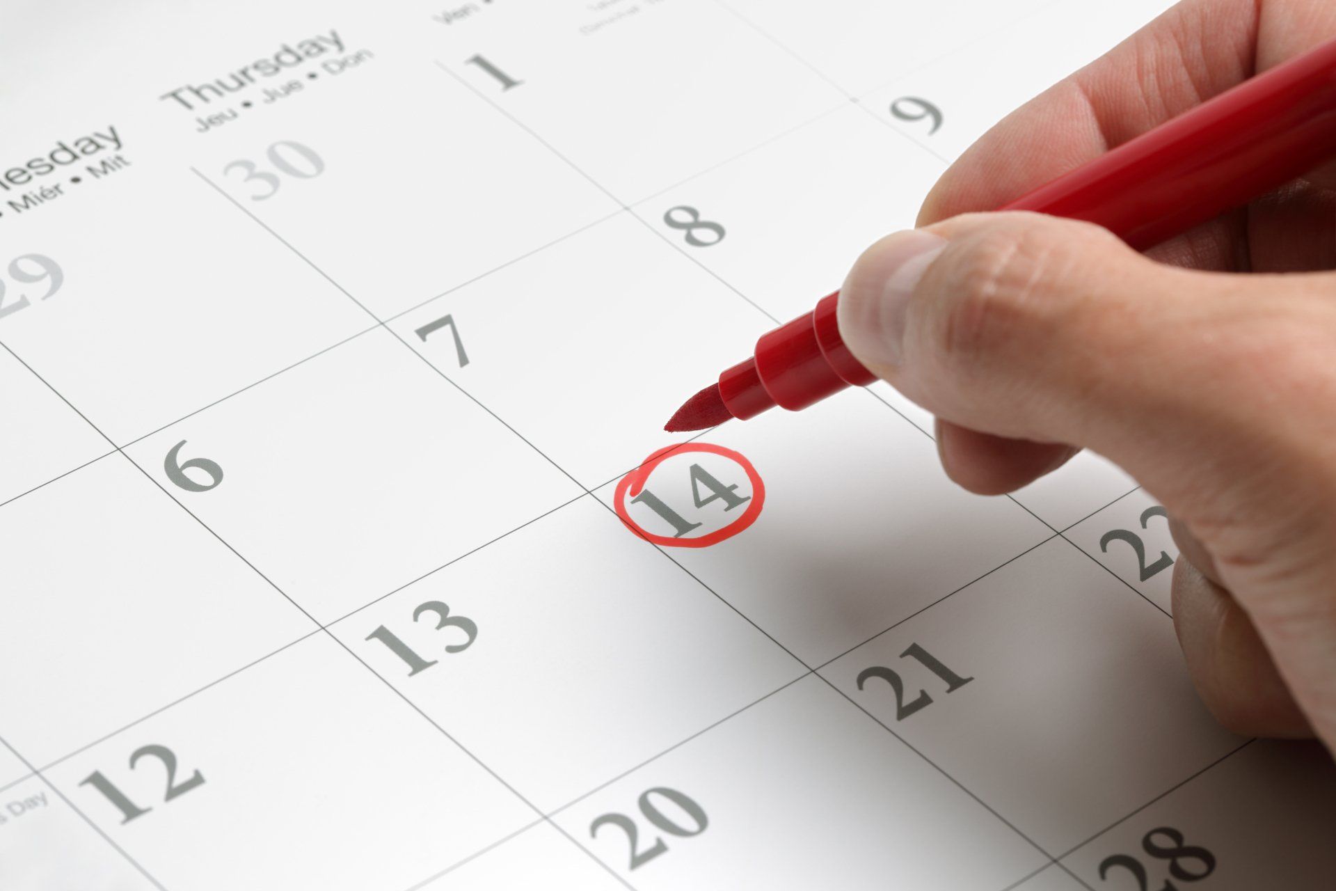 Pick-Up Schedule