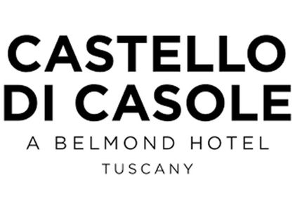 Castello di Casole, A Belmond Hotel in Tuscany logo on white background