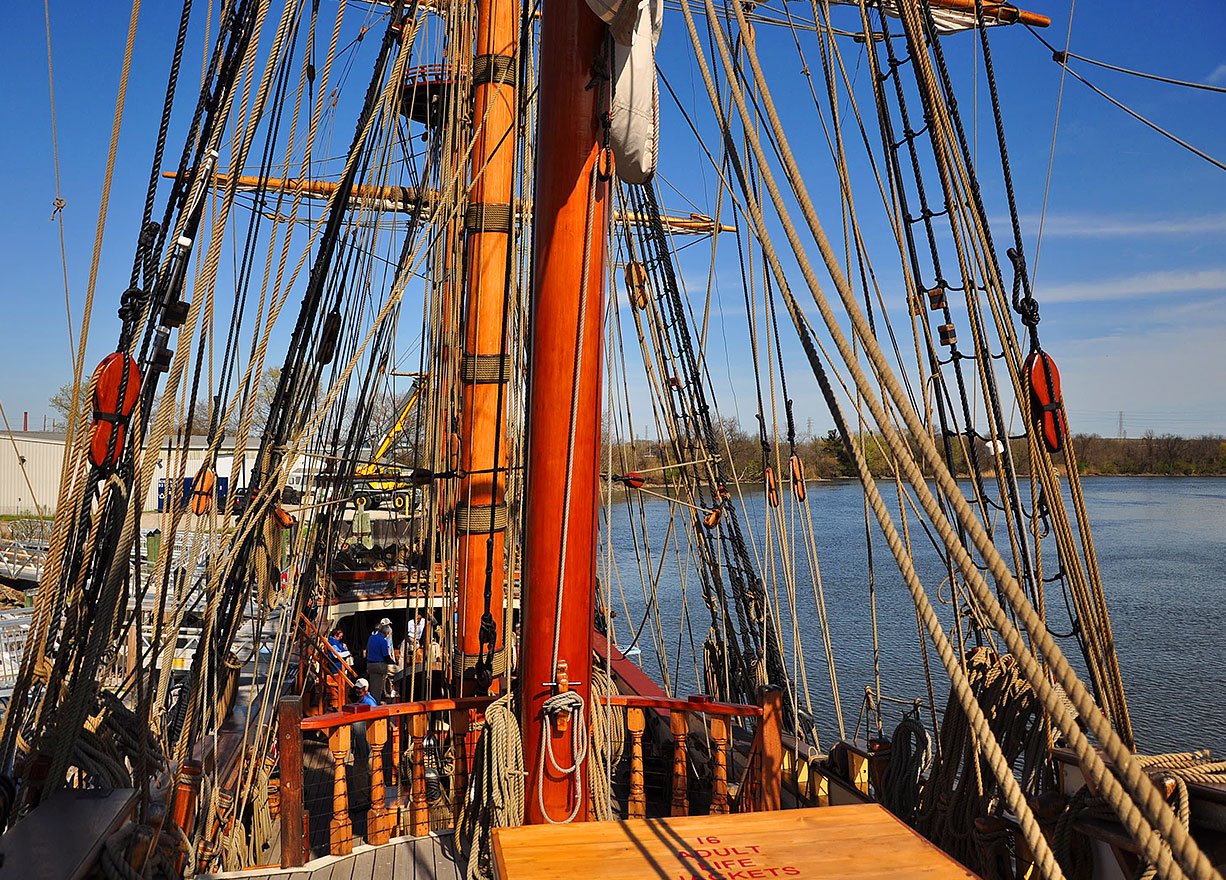 Winter Crew Training on the Tall Ship of Delaware