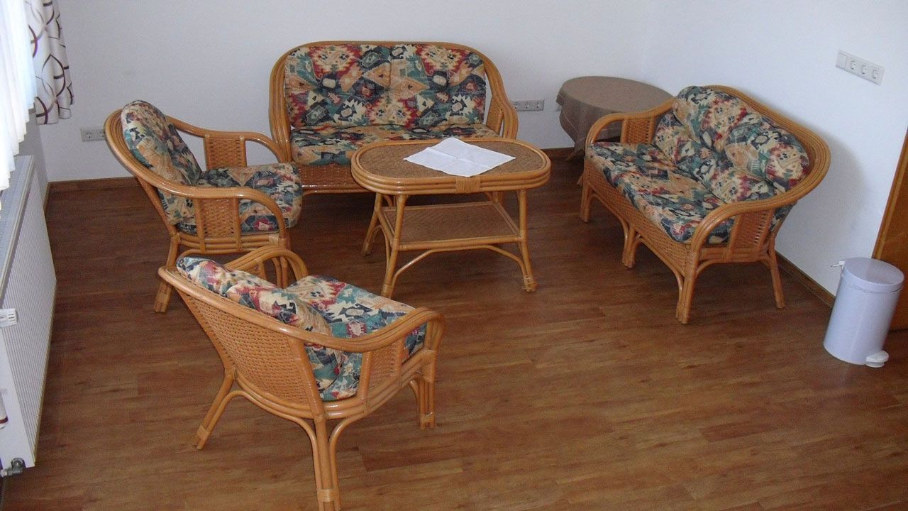 Sitzecke im Hotel garni „Zur Krim“
