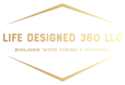 Gold geometric logo: 