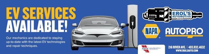 A tesla model s is charging at a napa autopro charging station. | Erol's Automotive