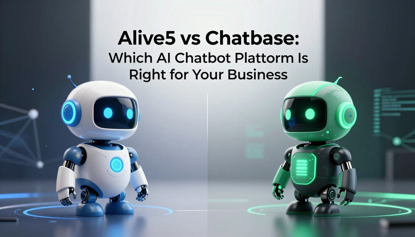 Palm trees at sunset, representing a comparison guide between Alive5 and Chatbase AI chatbot platfor