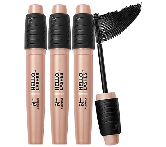 IT Cosmetics Hello Lashes+ Volumizing Mascara Trio