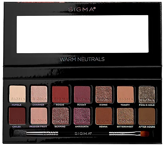 Sigma Beauty Warm Neutrals Eyeshadow Palette