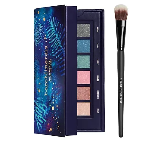 bareMinerals Mineralist Ocean Wonders Eye Shadow Palette w/Brush