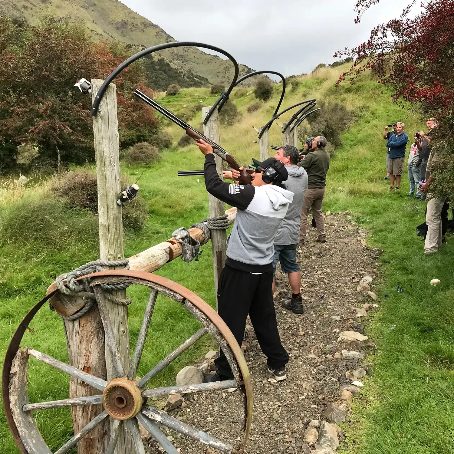 Clay bird shooting, shotgun shooting, long range shooting, hunting and more at the Avon Valley Lodge in Marlborough, New Zealand.
