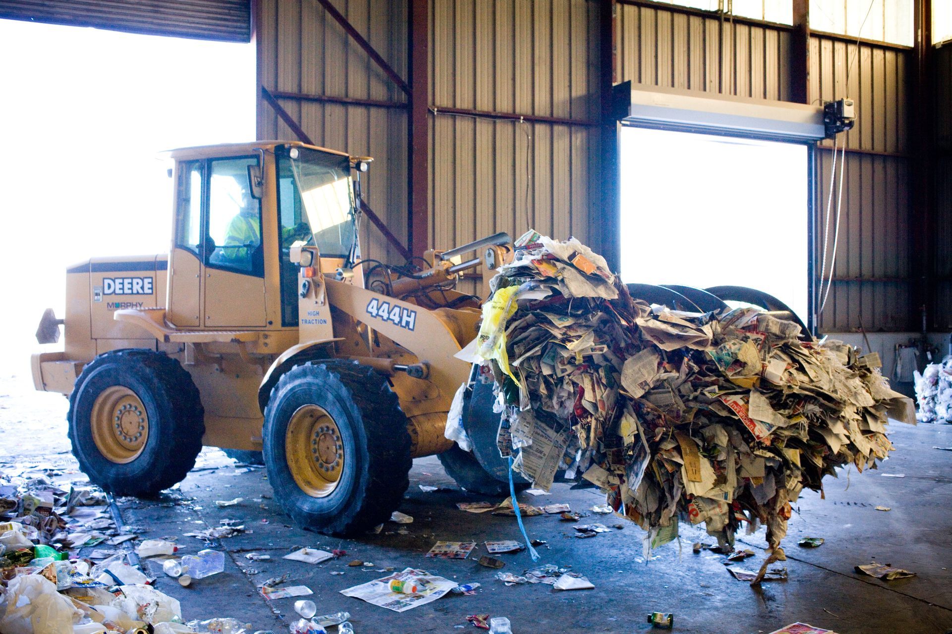 Picking Up The Recycle — Kansas City, MO — Midwest Shredding Service, LLC