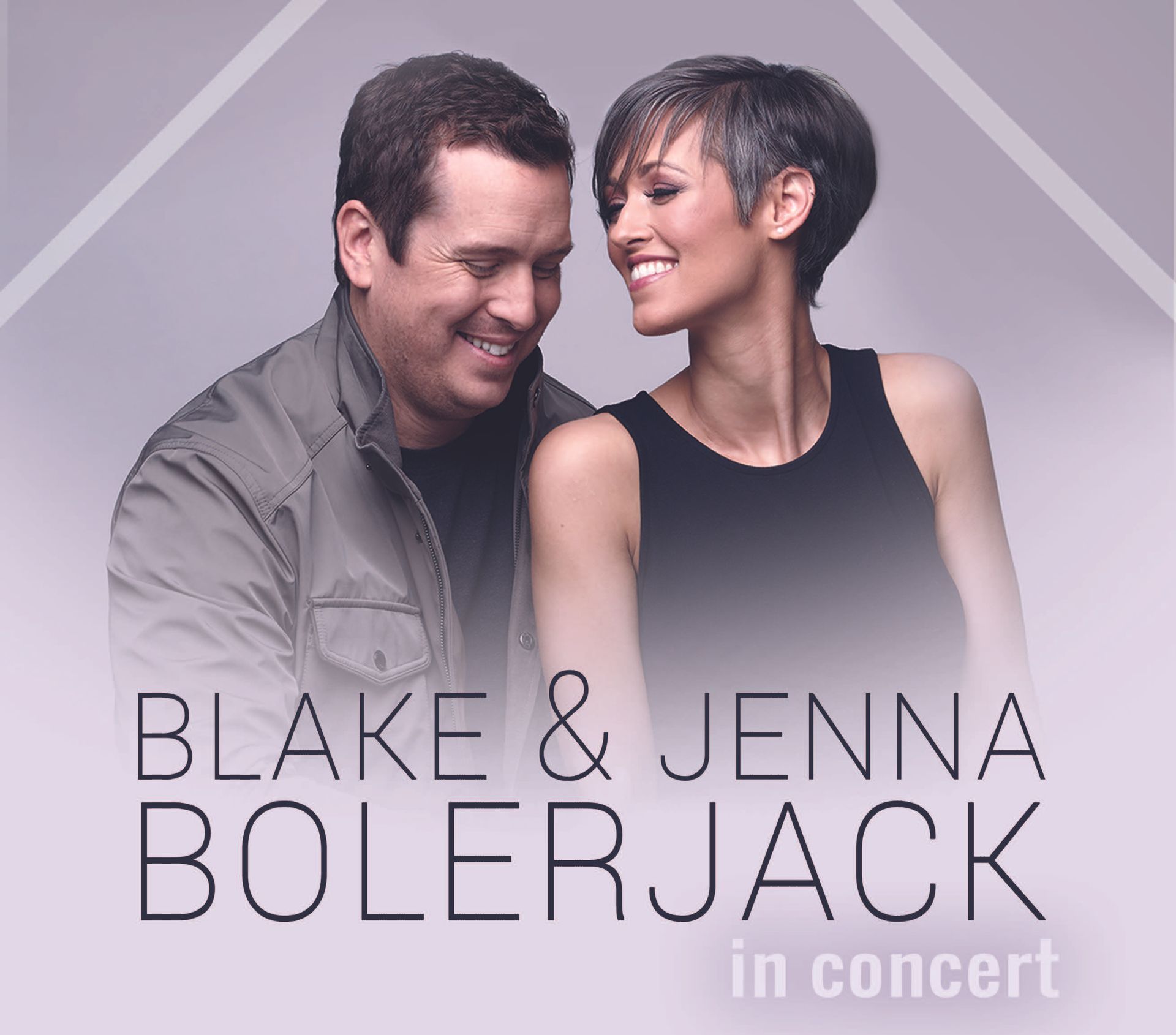 A poster for blake and jenna bolerjack in concert