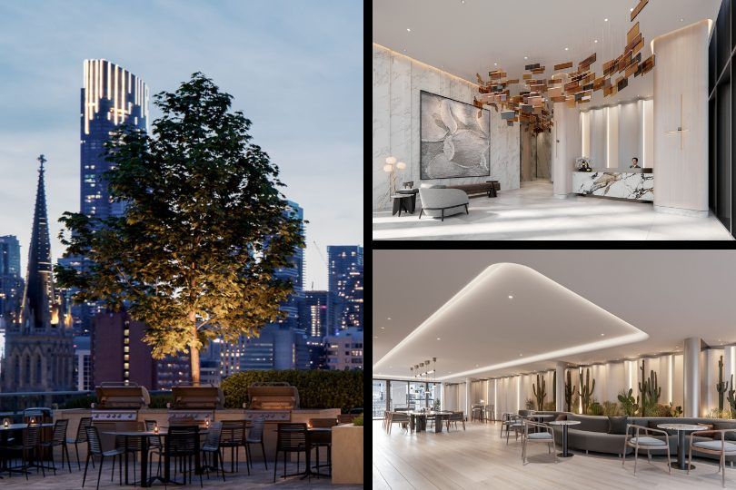 condo outdoor terrace seating;reception area in a condo;lounge area in a condo