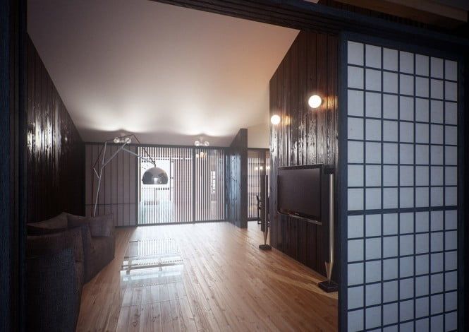 Japanese-Traditional-House-with-a-Modern-Twist-living-room