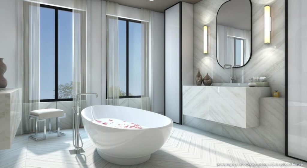 Estates on Bayview luxurious bathroom