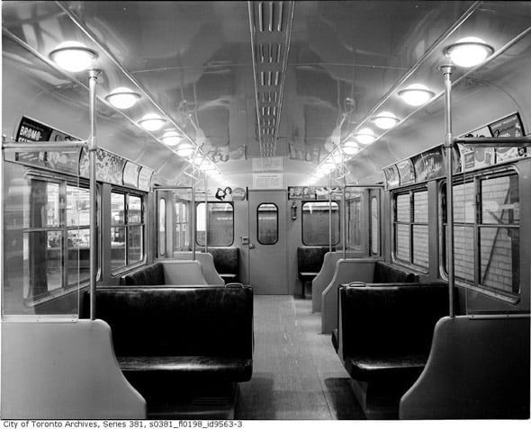 Yonge and Eglinton Subway car
