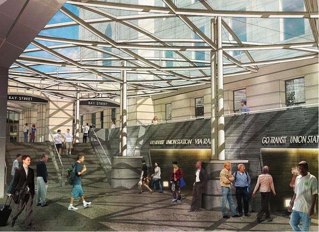 union station revitilization project in Toronto