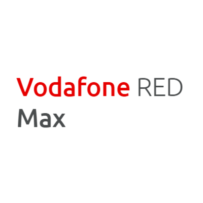Λογότυπο Vodafone RED Max με κόκκινο 