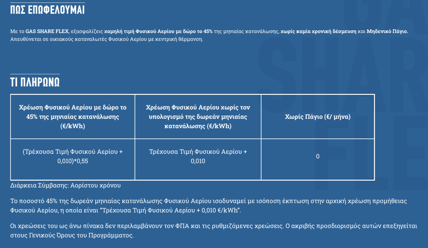 Blue table with text