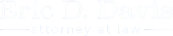 Brad D. Davis, attorney at law, in light gray font.