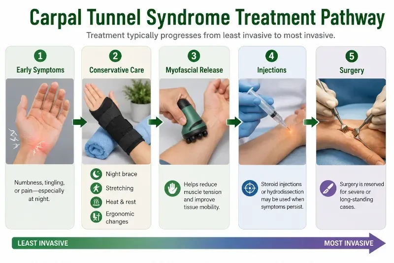 carpal tunnel treatment pathway