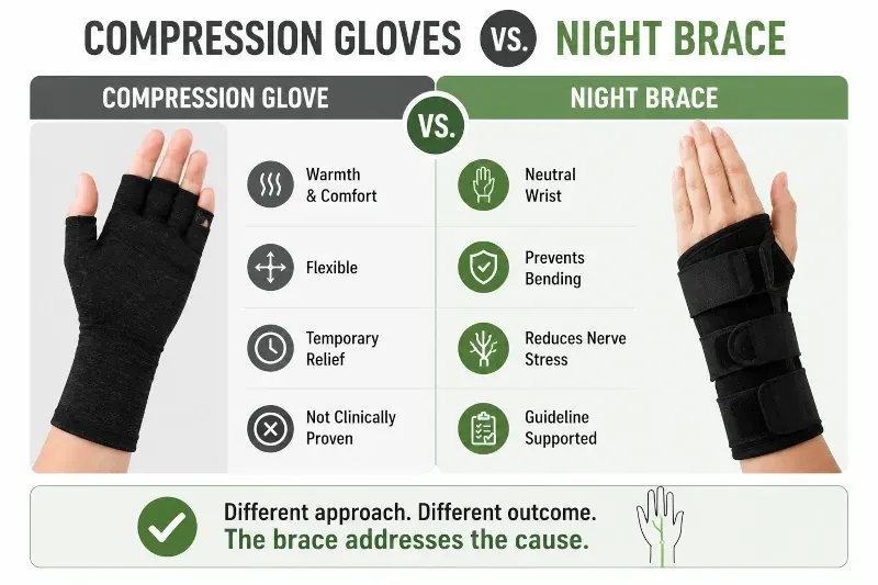compression vs night bracing