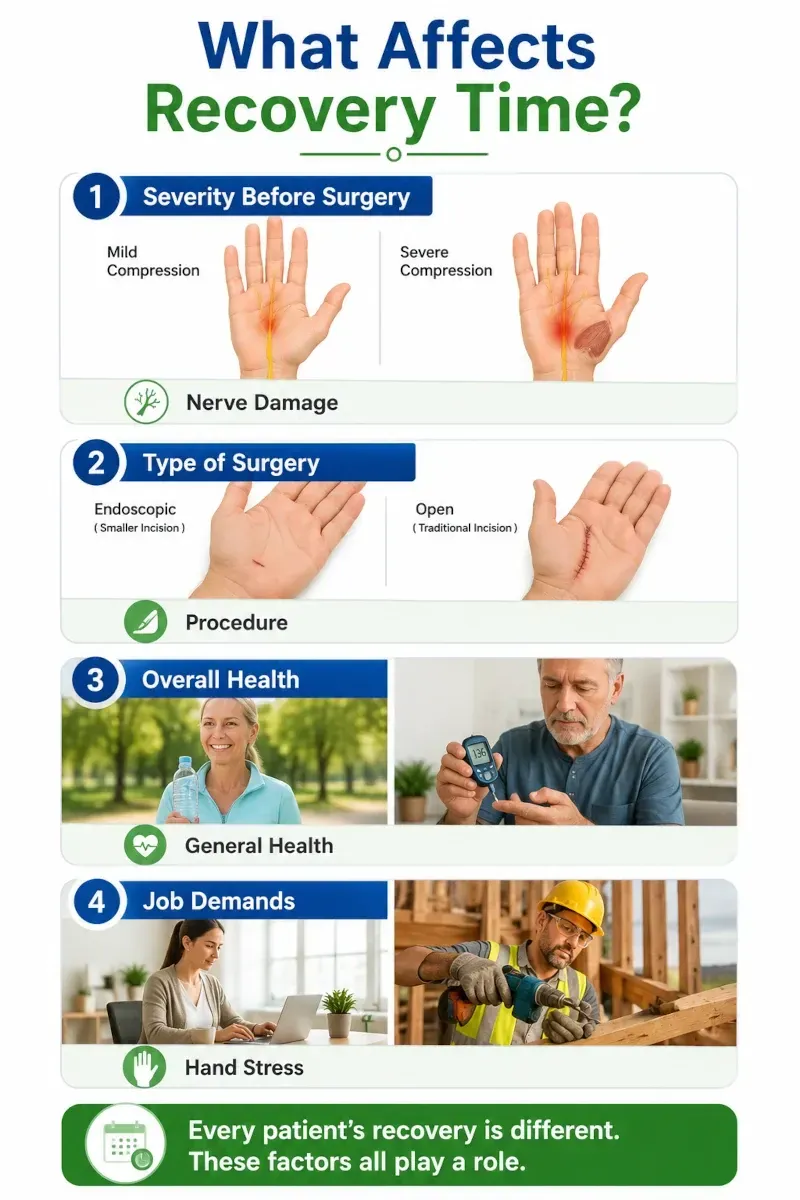 factors affecting carpal tunnel recovery
