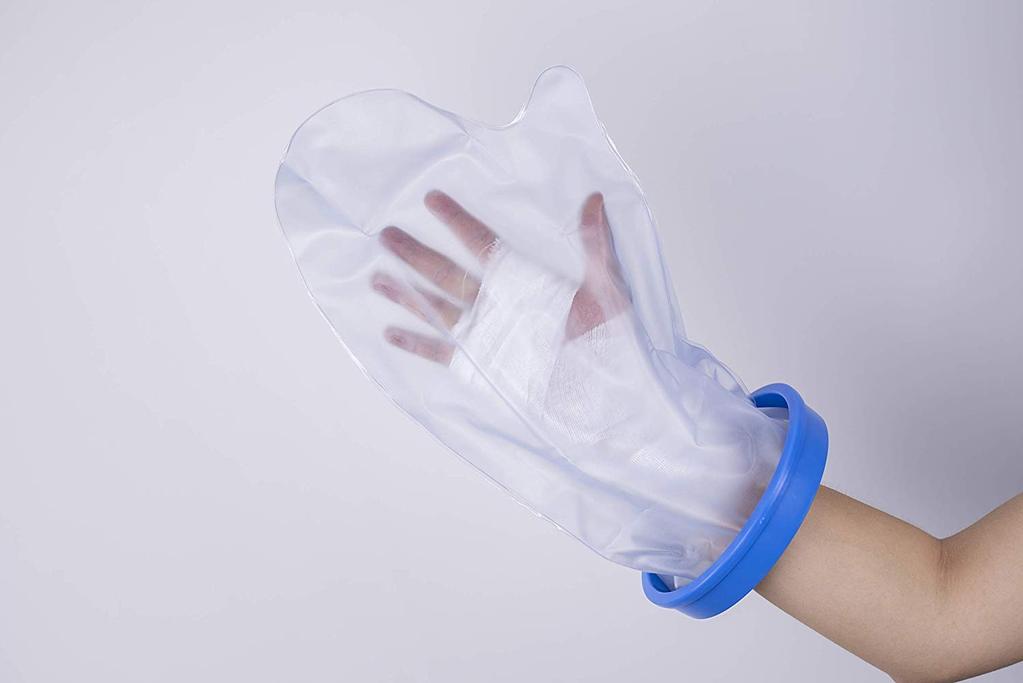 plastic film cover for the hand