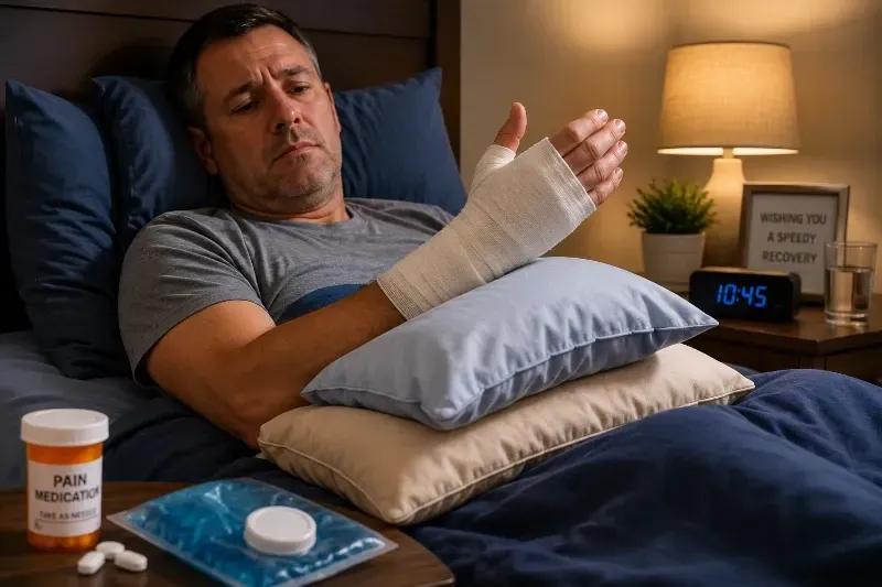 recovering from hand surgery at home