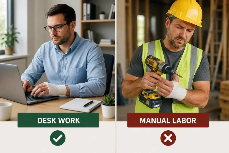 returning to work after hand surgery