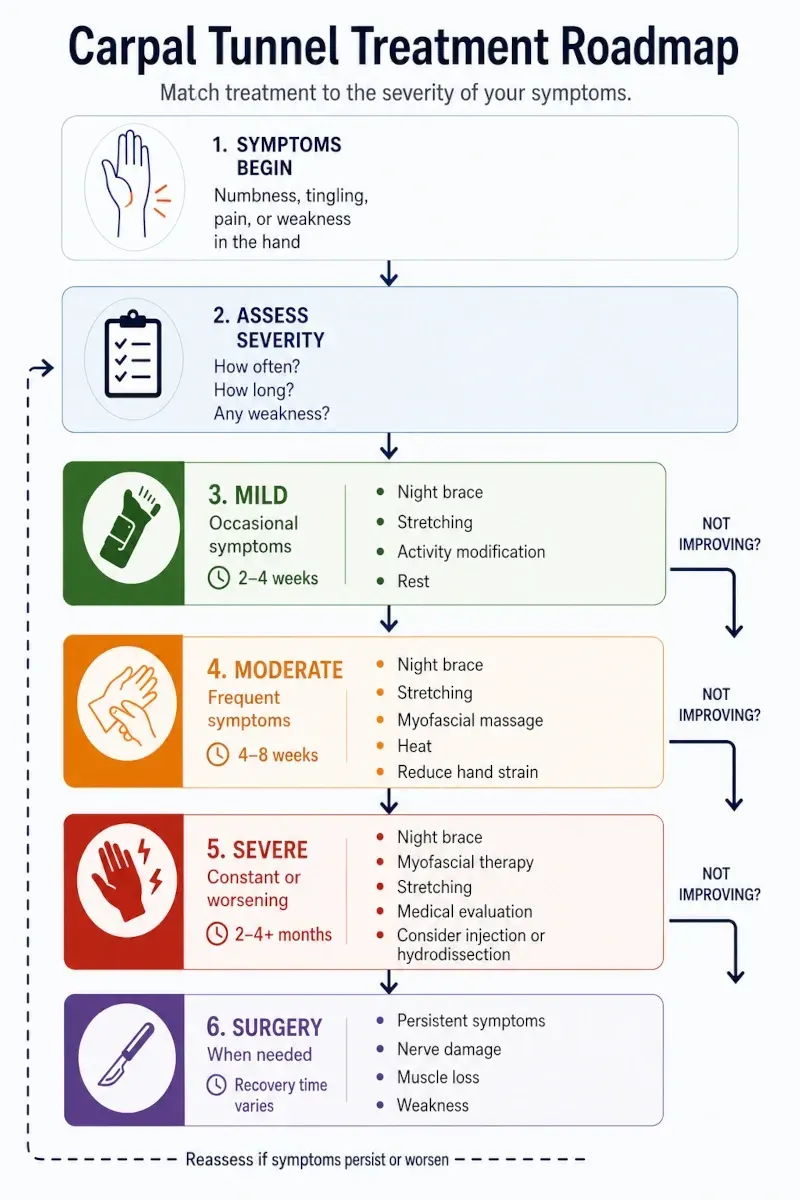 roadmap for treating carpal tunnel