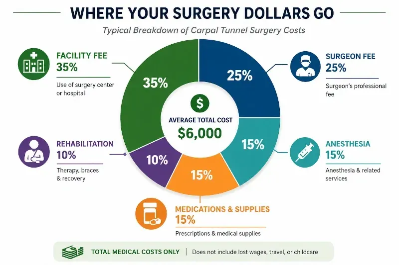 where surgery fees go
